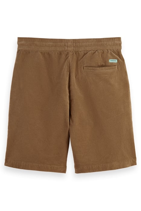 RELAXED-FIT SOFT CORDUROY SHORTS KHAKI 5