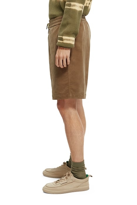 RELAXED-FIT SOFT CORDUROY SHORTS KHAKI 6