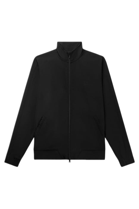 ATHLETIC SLIM FIT TRACK JACKET JET BLACK 5