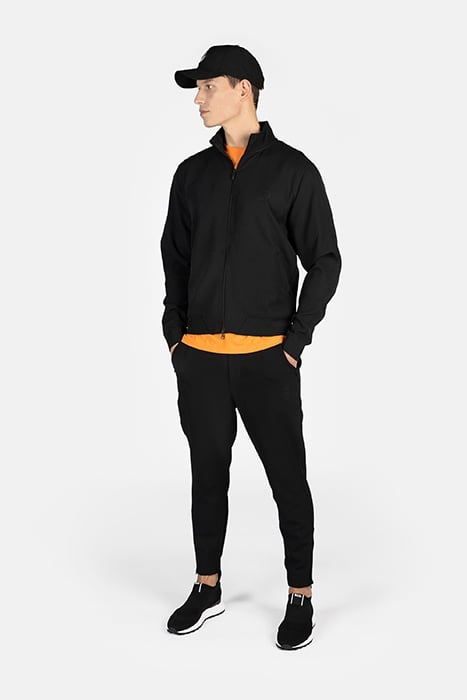 ATHLETIC SLIM FIT TRACK JACKET JET BLACK 3