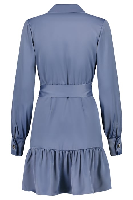 VIVIEN SATIN DRESS INFINITY BLUE 2