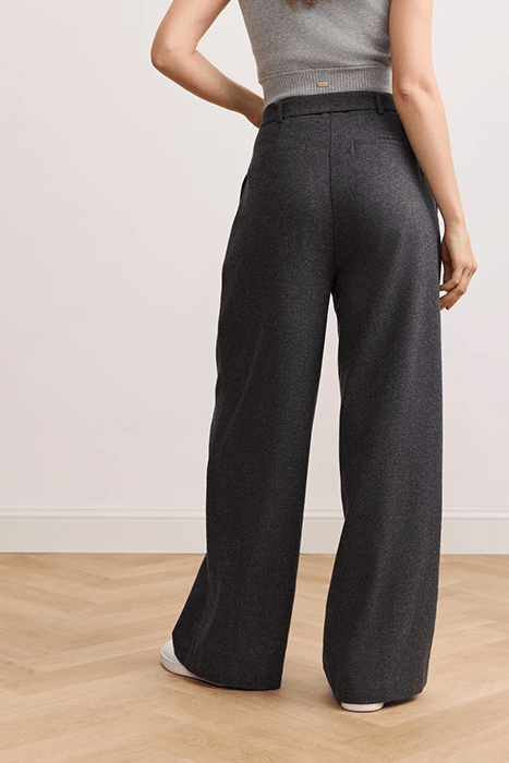 IZZY WIDE LEG PANTS DARK GREY 2