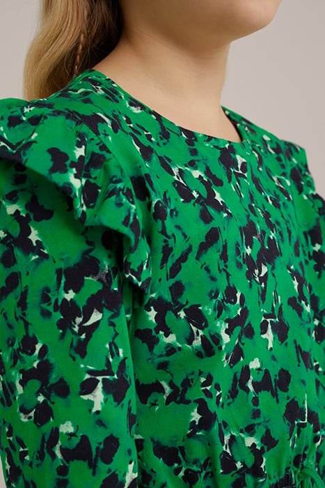 DRESS MID LENGTH BRIGHT GREEN 5