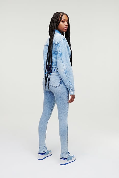 KLJ HR SKINNY SEAMED SPLIT DNM ACID LIGHT BLUE 3