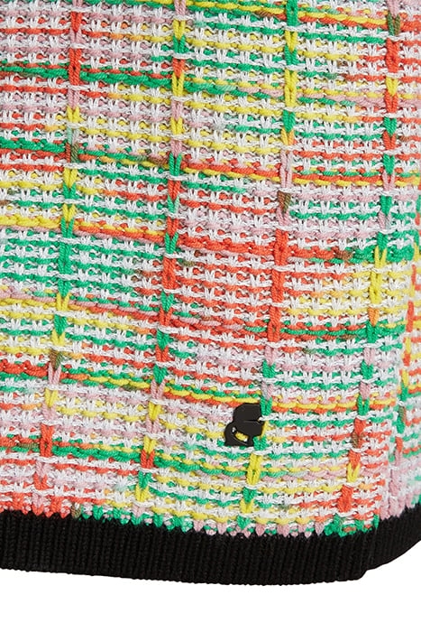 BOUCLE KNIT DRESS LUREX MULTI BOUCLE 5