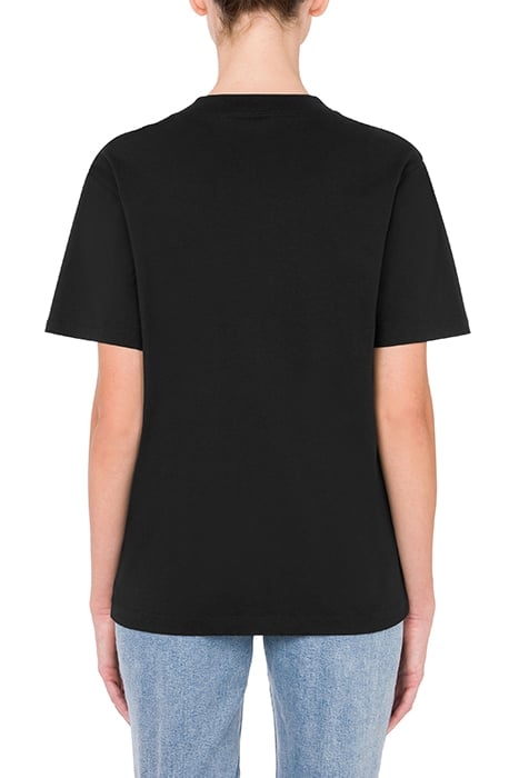 PEACE SYMBOL JERSEY T-SHIRT BLACK 2