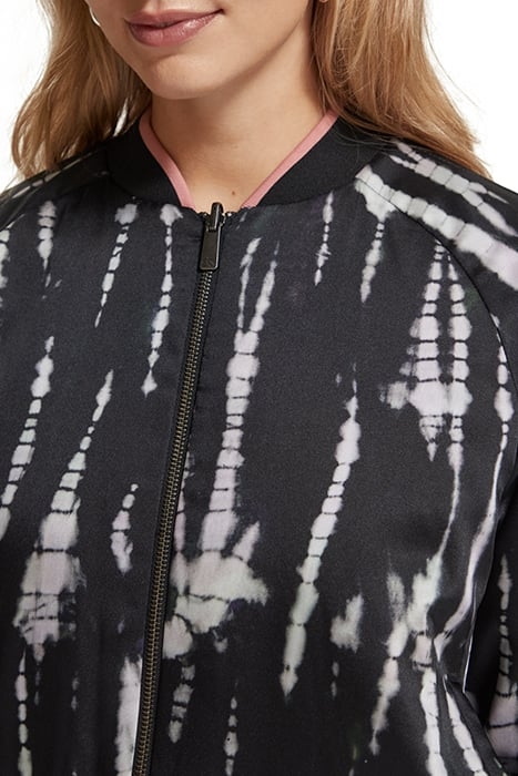 REVERSIBLE PRINTED BOMBER TIE DYE ROPE 7