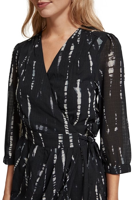 MINI WRAP DRESS TIE DYE ROPE 7