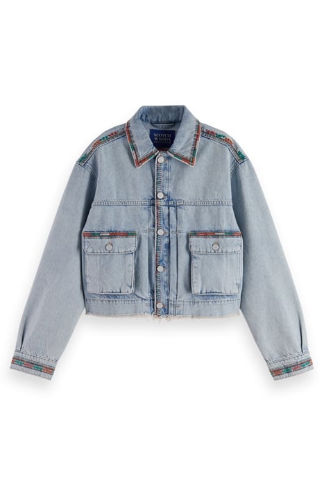 CROPPED DENIM JACKET — SEA STAR 4