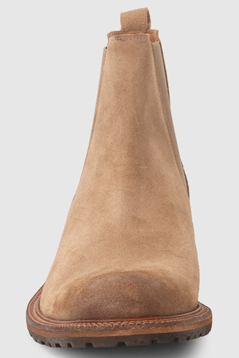 BEIGE SUEDE CHELSEA BOOTS 2