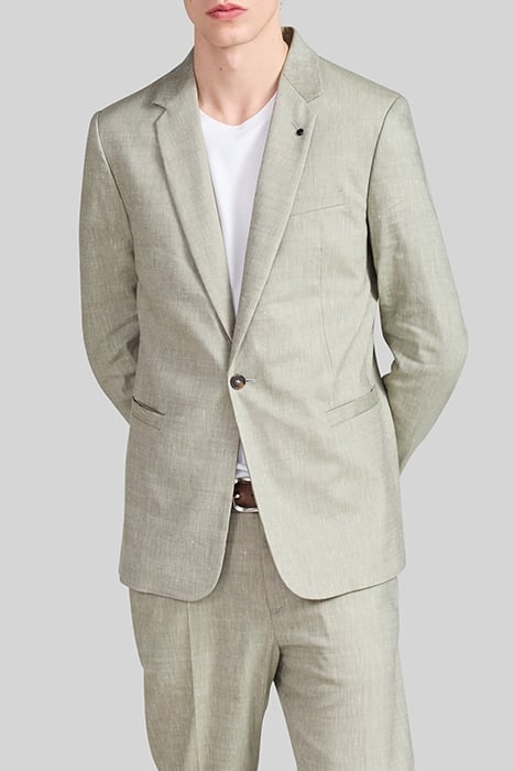 PISTACHIO LINEN BLEND SUIT JACKET 1