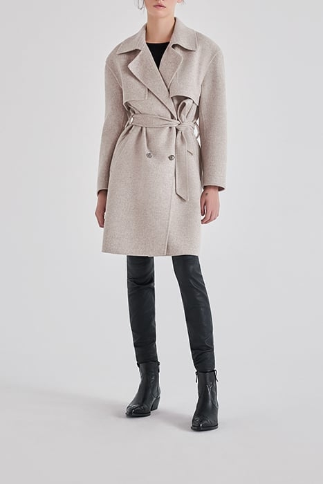 LIGHT TAUPE TRENCH COAT 3