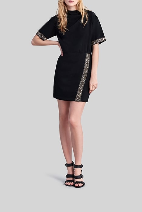 BLACK BEAD AND SEQUIN DRESS 3
