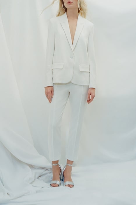 WHITE SUIT JACKET WITH MICROBEADING 6