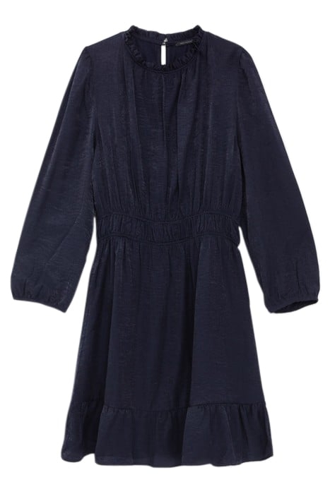 NAVY UPCYCLED ELASTICATED WAIST DRESS 5