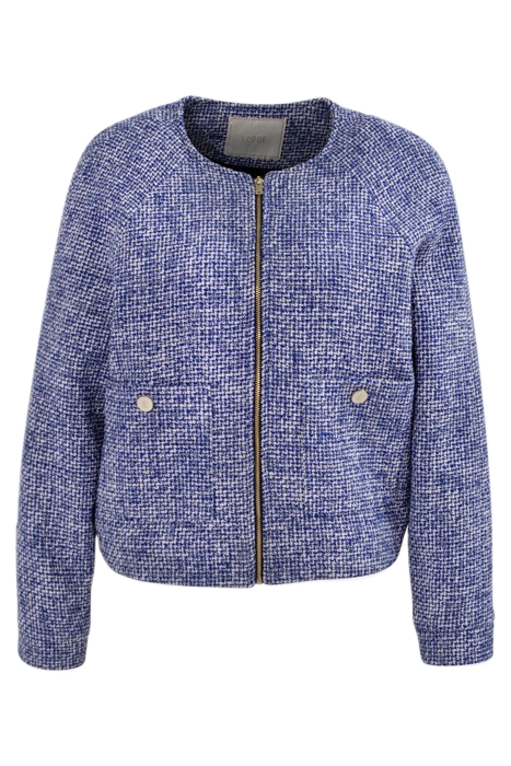 ELECTRIC BLUE TWEED-STYLE JACKET 2