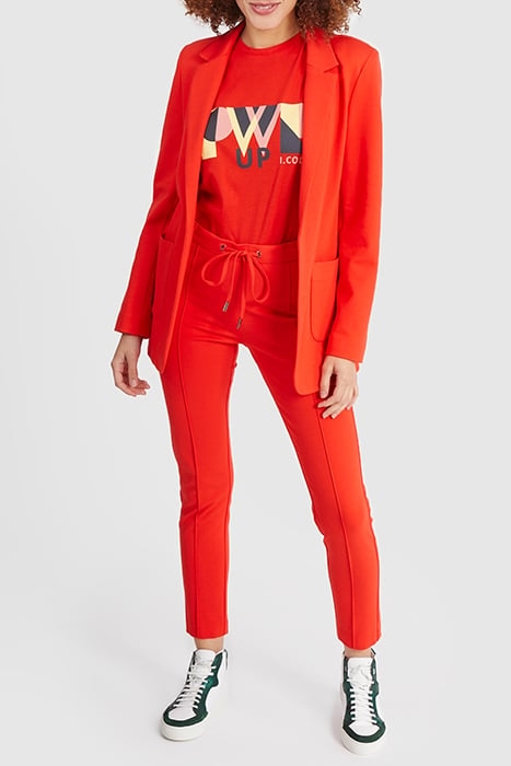 CRIMSON RED T-SHIRT WITH XL SLOGAN 2