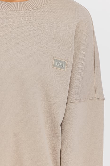 ALPHA ESSENTIALS RL SWEATER VINTAGE SAND 7