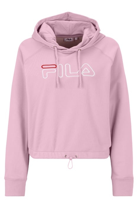SARENA CROPPED HOODY ROSEATE SPOONBILL 1