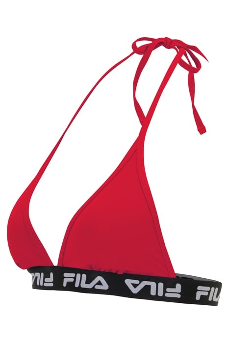 SPLIT TRIANGLE BIKINI TRUE RED 3