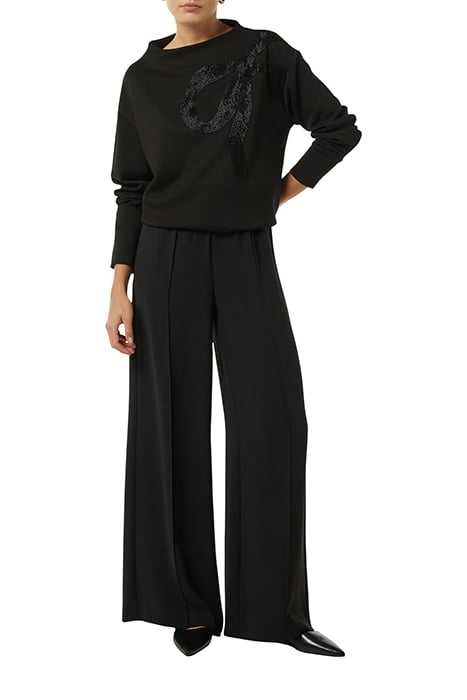 COMMA SWEATSHIRTS GREY/BLACK 2