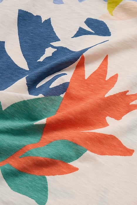 ABBIE PRINT TEE WHITE PRINT 7