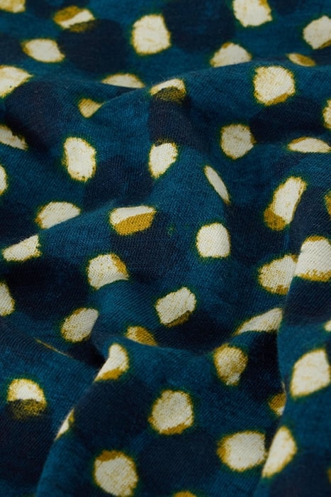 LONG SLEEVE WEAVER TEE BLUE PRINT 6