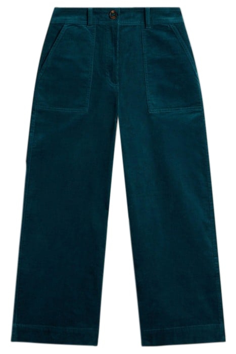 ROMY CORD CULLOTTE DARK TEAL 3