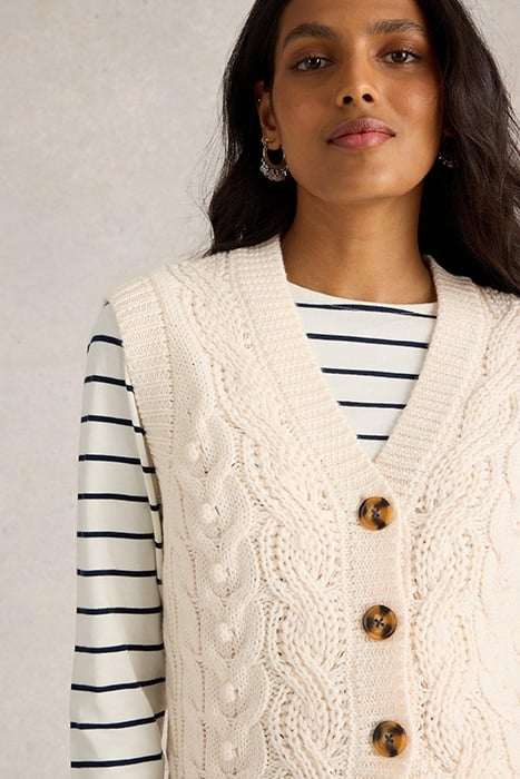 CABLE BUTTON THROUGH TANK LIGHT NATURAL 5