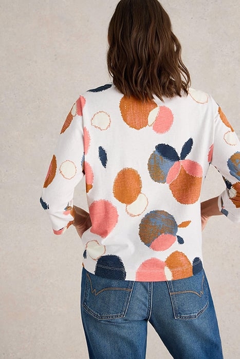 DEMI DOLMAN TOP NATURAL PRINT 3