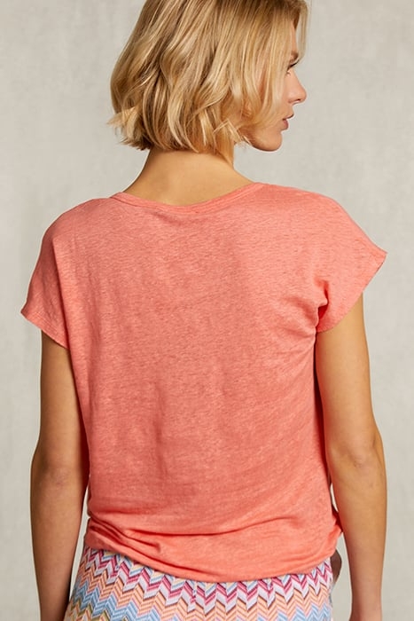 ORANGE V-NECK T-SHIRT 2