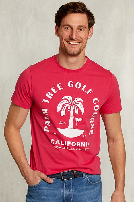 NORMAL FIT BASIC T-SHIRT IN FLIRT PINK 1