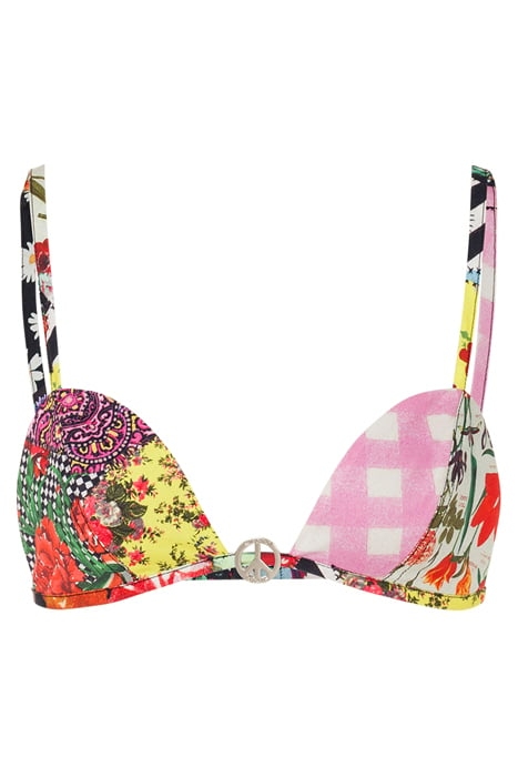 BRA PATCHWORK PRINT MULTICOLOR 3