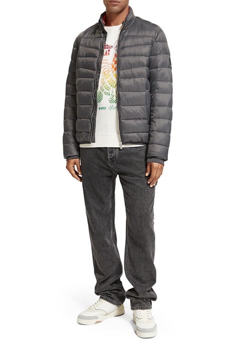 SHORT PUFFER JACKET MOON DUST 3