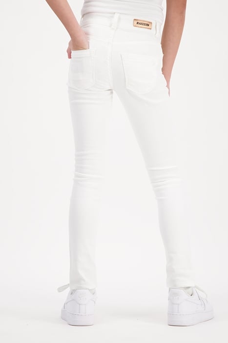 GIRLS CHELSEA JEANS WHITE 2