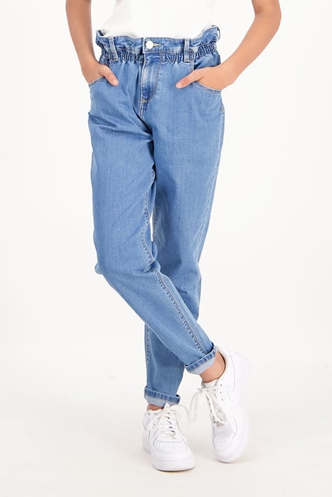 GIRLS DAKOTA JEANS MID BLUE STONE 1