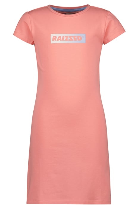 GIRLS MALAGA RUN 2 DRESS BLUSH CORAL 1