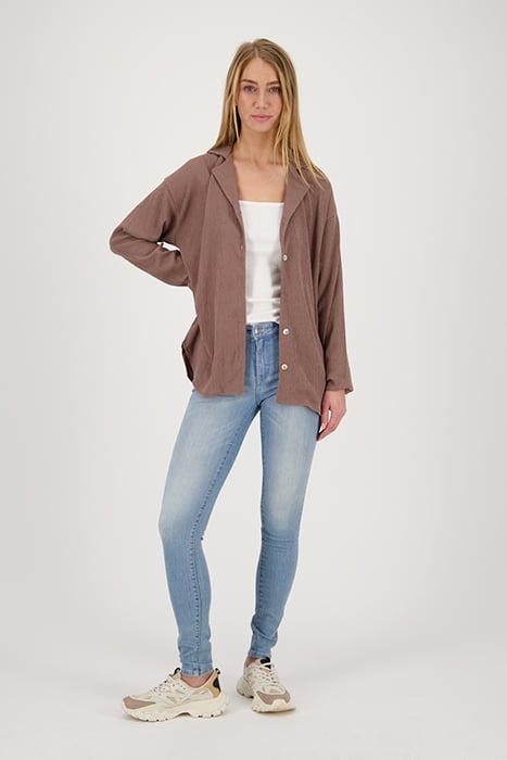 TESS BLOUSE ASH BROWN 1