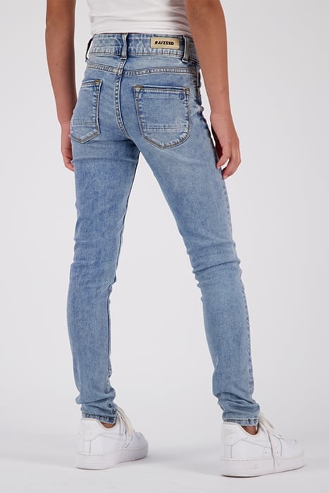 GIRLS CHELSEA JEANS MID BLUE STONE 5