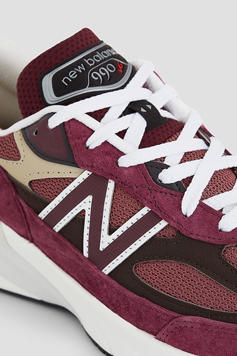 U990BT6 SNEAKERS IN BURGUNDY 7