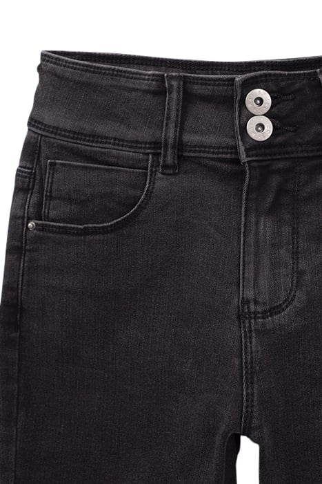 GIRLS’ GREY BOOTCUT JEANS WITH EMBROIDERED BACK POCKET 3