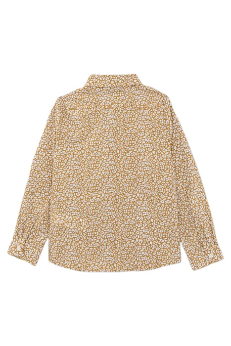 BOYS' YELLOW SHIRT WITH FLORAL LIBERTY® FABRIC 2