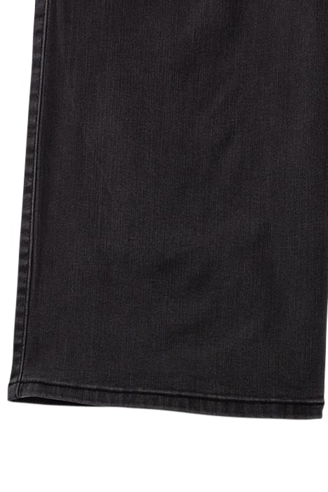 GIRLS’ FADED BLACK CROPPED WIDE JEANS 6