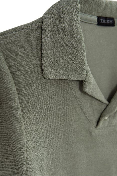 BOYS’ KHAKI TERRY POLO SHIRT 4