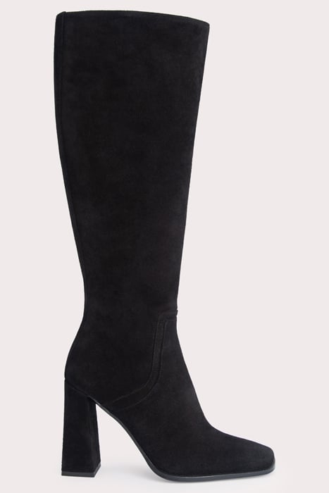 TIA BLACK SUEDE LEATHER BLACK 1