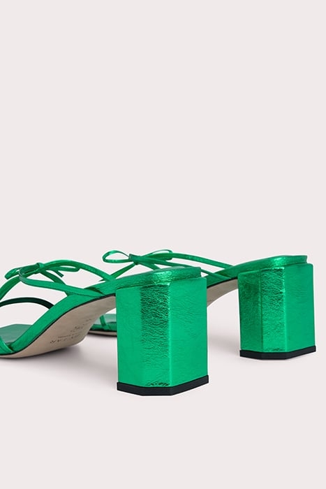 JUNE CLOVER GREEN METALLIC LEATHER CLOVER GREEN 5