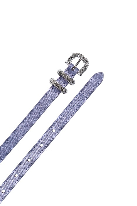 KAT BLUEBELL JEANS LAME LEATHER BLUEBELL 3