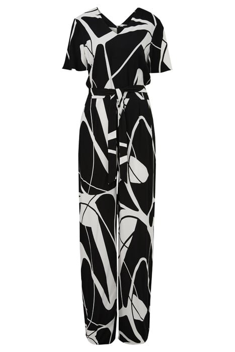 COMMA JUMPSUITS GREY/BLACK 3