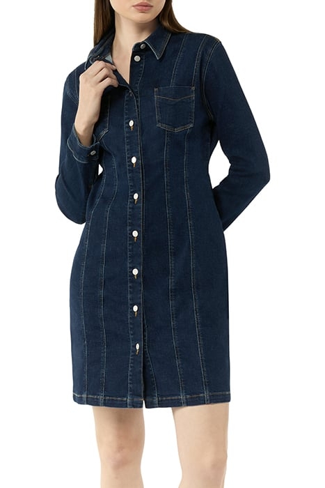 COMMA DRESSES BLUE-DENIM 1