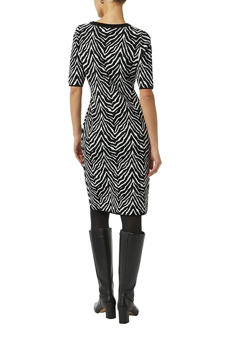 COMMA DRESSES GREY/BLACK 3